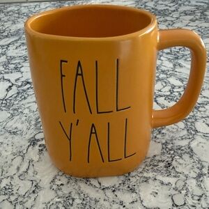 Orange Ceramic Mug - Fall Y'all